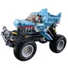 Image de Véhicule Pullback Off Road Big Foot Bleu Clair (273 pièces)