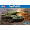 Image de Hobby Boss 82602 - Kit de modélisme WWII Soviet T34/85, Vert, Noir, Moyen