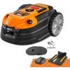 Image de Lawnmaster OcuMow®18 Tondeuses Robot sans Fil de Limite 500 m², Navigation visuelle, évitement Automatique des Obstacles, Station de Charge Automatique, Zones interdites virtuelles