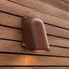 Image de LUTEC Applique d'extérieur ANCOR, marron, hauteur 15 cm, métal, GU10 IP54