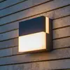 Image de LUTEC Applique d'extérieur LED DOMINO, gris foncé, 14 x 14 cm, IP65