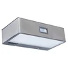 Image de lutec p9085 A + +, LED extérieur Applique murale Brick, chromé, argent, 18 x 5 x 10 cm