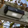 Image de LUTEC Applique d'extérieur LED ARROW, gris foncé, 18 cm, détecteur de mouvement, IP44