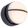 Image de LUTEC Applique murale d'extérieur LED Eklips - Anthracite - Avec deux têtes pivotantes à 90° - Pour un effet haut et bas - 3000 K - IP54-1000 lm