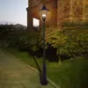 Image de LUTEC Luminaire d'extérieur LED LONDON, noir, hauteur 227 cm, IP44