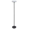 Image de Lampadaire solaire LED Pops, lampadaire moderne en aluminium noir mat/blanc, lampadaire réglable en hauteur, port USB C, lampe de base, câble USB pour le chargement, lampe de chemin portable, fonction