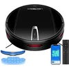 Image de LIECTROUX Aspirateur Robot Laveur V3S Pro, 4000Pa d'aspiration, Commande par Appli, Recharge Automatique Intelligente, Nettoyage à Sec et Humide, avec mémoire