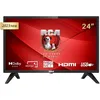 Image de RCA iRB24H3 Téléviseur 24 Pouces (TV 60 cm), Dolby Audio, Triple Tuner DVB-C/T2/S2, CI+, Connexion PC VGA, HDMI, USB, Mode Hôtel Inclus
