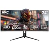 Image de HKC CG345U Moniteur Gaming 34 Pouces 3440 x 1440 200 Hz VA incurvé R1000, 1 ms DP/HDMI DisplayHDR400 VESA, Support réglable en Hauteur Noir
