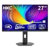 Image de HKC GS27QES Écran Gaming 27 Pouces 2560 x 1440 360 Hz OLED, 0,03 ms USB-C 90 W/DP/HDMI DisplayHDR400 True Black VESA, Support réglable en Hauteur Gris