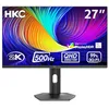 Image de HKC GS27QHS Écran Gaming 27 Pouces 2560 x 1440 500 Hz OLED, 0,03 ms USB-C 90 W/DP/HDMI DisplayHDR400 True Black VESA, Support réglable en Hauteur Gris