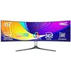 Image de HKC Moniteur de Jeu GS49UK 49 Pouces 5120 x 1440 240 Hz OLED incurvé, 0,03 ms USB-C 90 W/DP/HDMI DisplayHDR400 True Black VESA, Support réglable en Hauteur Blanc