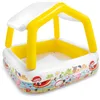 Image de Intex 57470NP - Piscine Gonflable pour Enfant intex avec auvent Amovible - 157 x 157 x 122 cm - 295 l