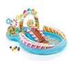 Image de Aire de jeux Piscine enfant gonflable - INTEX - Royaume des bonbons - 295 x 191 x 130 cm