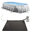 Image de Kit Piscine hors sol tubulaire INTEX - Pris Frame - 503 x 274 x 122 cm - Ovale (Pompe bâche tapis de sol et échelle) - 26796NP