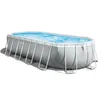 Image de Kit Piscine hors sol tubulaire INTEX - Pris Frame - 610 x 305 x 122 cm - Ovale (Pompe bâche tapis de sol et échelle) - 26798NP