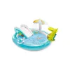 Image de Aire de jeux gonflable - INTEX - Alligator - 160 Litres - 2 ans+ - 201 x 160 x 84 cm - Inclus : 1 bouée canard et un sceau gonflable