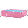 Image de Intex 2,2 m x 1,5 m x 60 cm Pink Rectangular Frame Pool, Dimensions : 2,20 m x 1,50 m x 60 cm (28266NP)