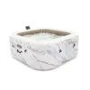Image de Spa gonflable Calacatta INTEX - 4 places - 175 x 175 cm - Carré - 28464EX + Appui-tête spa INTEX Luxe Pure Spa - Blanc