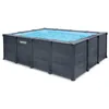 Image de Intex - 26396GN - Kit Piscine Tubulaire rectangulaire Graphite (L) 4,00 x (l) 3,00 x (h) 1,24m