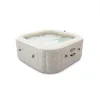 Image de Intex Spa Gonflable carré Chevron Deluxe 4 Personnes, 175 x 175 x 71 cm, Chauffage 2 200 W, Bulles d'air Chaud, chlorateur salin, épurateur avec Filtre S2 (1 741 l/h), Accessoires Inclus (55092)