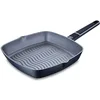 Image de MasterPRO Indigo | Poêle grill de 28 cm de côté et de 5,5 cm de hauteur | Fonte d'aluminium | Revêtement extrêmement antiadhésif | Manche Soft Touch | Tous types de plaques