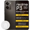 Image de realme P3 5G Smartphone 8+256 GB, Processeur Snapdragon 6 Gen 4 5G, Batterie Titan de 5260mAh, Charge Rapide de 45W, AMOLED da 120Hz, 2000 nits Luminosité maximale, IP69, Grey