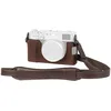 Image de SMALLRIG Kit d'Étui Demi-Cuir avec Bandoulière pour FUJIFILM X100VI, Étui en Cuir de Style Rétro pour Appareil Photo avec Cadre en Alliage d'Aluminium, Marron - 4699