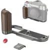 Image de SMALLRIG X-T50 Poignée en Bois en Forme de L pour FUJIFILM X-T50, Plaque de Dégagement Rapide Intégrée pour Arca, avec Bouton d'Obturation et Cache-Griffe, Charcoal Silver - 4736