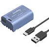 Image de SMALLRIG DMW-BLK22 Batterie 2520mAh USB-C Batterie de Remplacement Charge Rapide, 2,5H Batterie entièrement chargée pour Panasonic LUMIX, S5 II, GH7, GH6, S9, S9 II, S5 IIX - 4906