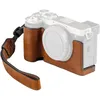 Image de SMALLRIG Etui en Cuir pour Sony Alpha 7C II/Alpha 7CR, étui en Cuir rétro avec dragonne, Cadre en Alliage d'aluminium, pour trépieds/Prises de Vue à Main levée - 5015