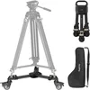 Image de SMALLRIG Chariot de Trépied Robuste à Verrouillage Rapide pour Photographie, avec Roues en Caoutchouc de 3 Pouces, Pieds Réglables, Capacité de 44,1 LB, Trépied pour Tournage et Photographie - 5020