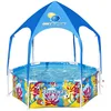 Image de Piscine Gonflable pour Enfants Bestway Steel Pro Toit Splash in Shade Ø183x51 cm Animaux Marins Plus de 3 Ans
