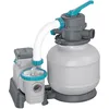 Image de Bestway Pompe de Filtration à Sable pour Piscine Hors Sol 8 327 L - 55,5 cm x 44 cm x 60 cm - Gris/Vert