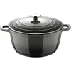 Image de BERGNER Excalibur Grey - Canco avec couvercle de 20 cm - Aluminium fondu fabriqué - Roublage à la crème intérieure - Gray extérieur - Point d'induction - acier inoxydable