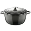Image de Bergner EXCALIBUR Casserole Ø 24 cm et 4,4 L avec couvercle en fonte d'aluminium gris