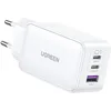 Image de UGREEN Nexode Cargador Carga Rápida Gan 65w 2 USB-C + 1 USB-A Blanco