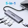 Image de Hub USB - UGREEN - 5 en 1 - 3x USB 3.2 USB-C HDMI 4K 30Hz - Noir