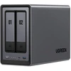 Image de NASync DXP2800 NAS System 2-Bay Compact Intel® N N100 8 Go DDR5 0 To UGOS Pro Noir