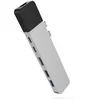 Image de Station d'accueil PC portable Hyperdrive Net 6-in-2 Dock pour Macbook Pro Touch Sanho Argent en occasion ou reconditionné