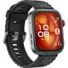 Image de HUAWEI Montre connectée Watch Fit 4 Pro Bluetooth Gris avec Bracelet en fluoroélastomère Noir