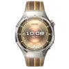Image de Montre connectée Huawei Watch GT6 Pro 46 mm Bluetooth Titane argenté avec bracelet tissé Marron en occasion ou reconditionné