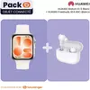 Image de Montre connectée HUAWEI Pack Watch FIT 5 blanc+Freebuds SE 4