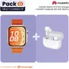 Image de Montre connectée HUAWEI Pack Watch FIT 5 PRO orange+Freebuds SE4