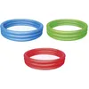 Image de Bestway 51026 Piscine Pataugeoire Gonflable Ronde 3 Boudins 152 X 30 cm, 3 Couleurs Assorties