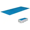 Image de Bestway 58240 Bâche solaire pour piscine hors sol rectangulaire Bleu 382,7 x 179,3 cm