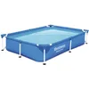 Image de Bestway Piscine Hors Sol Rectangle Steel Pro(TM) 221 x 150 x 43 cm Bleu Clair