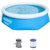 Image de Bestway Kit de piscine Bleu 244 x 244 x 66 cm 2300 L 57268