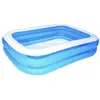 Image de Bestway Piscine RECTANGULAIRE 2.01m x 1.5m x 51cm - Bleue Piscine RECTANGULAIRE 2.01m x 1.5m x 51cm - Bleue, Piscine Gonflable, Bleu, Blanc, Vinyle, 6 année(s), 450 L, 2010 mm