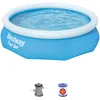 Image de Bestway 57270 Piscine Hors Sol Fast Set  Ronde Diamètreètre 305 X 76 cm, Filtre à Cartouche